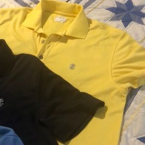 Three men’s golf shirts size medium
